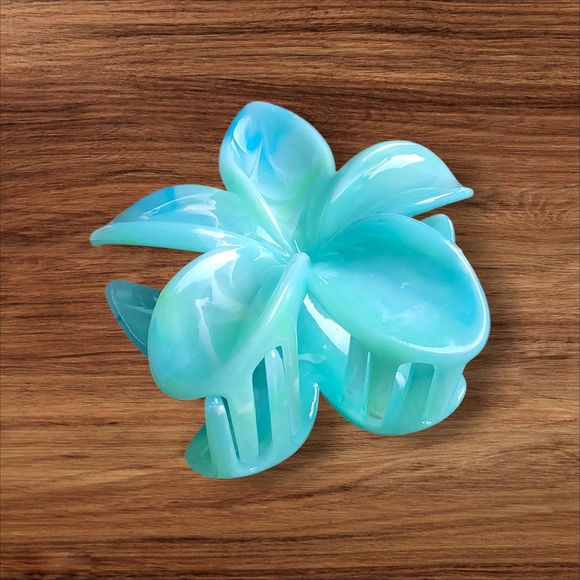 Aqua Blue Hair Claw Clip - Picture 1 of 2